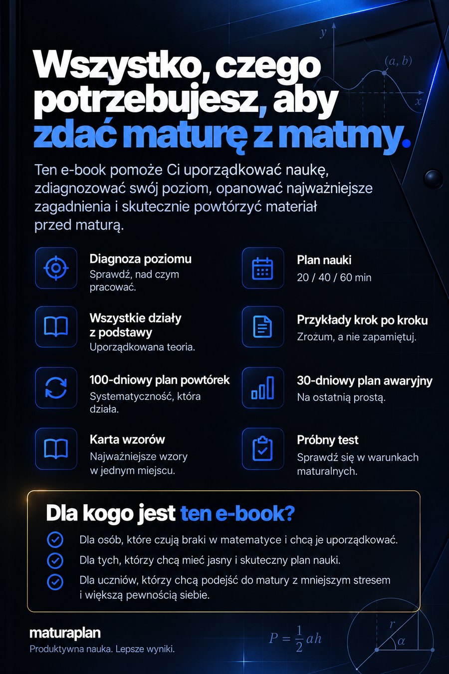 Matematyka – produktywny przewodnik do matury – co jest w środku